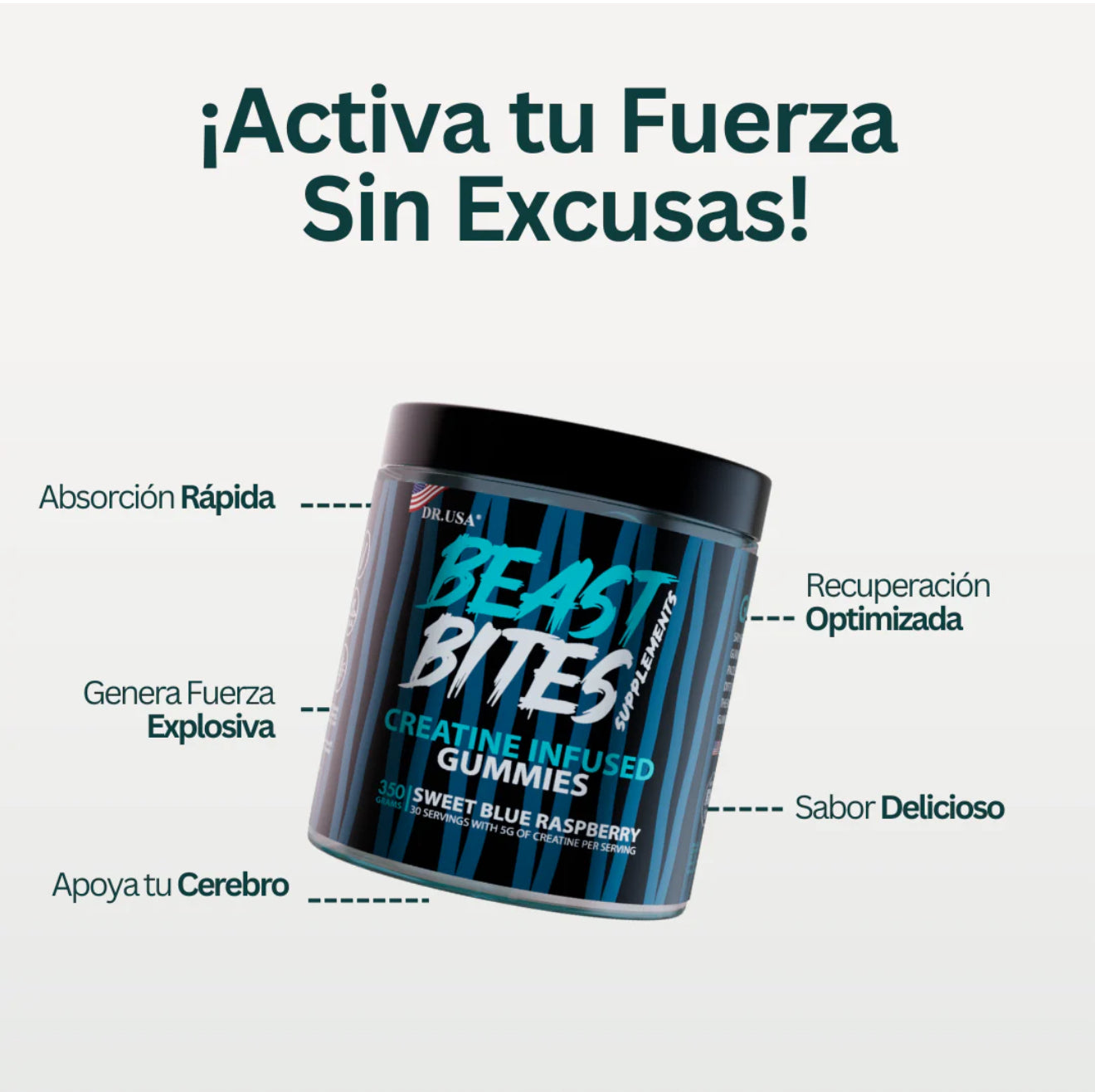 Beast Bites — Creatine Infused Gummies